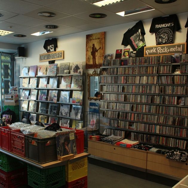 Dead Dog Records store interior