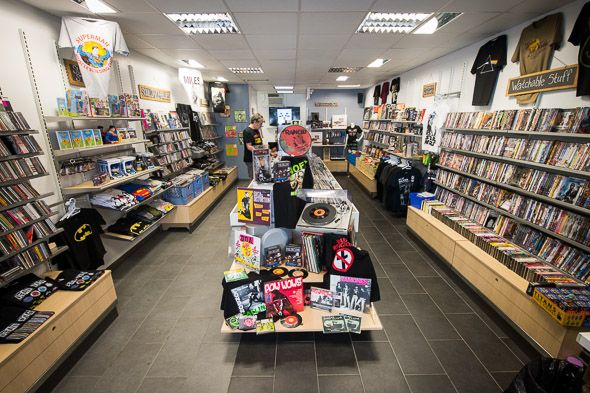 Dead Dog Records store interior